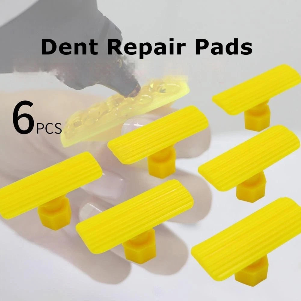 6 Pieces Dent Repair Pull Tabs with Glue Puller for Automotive
