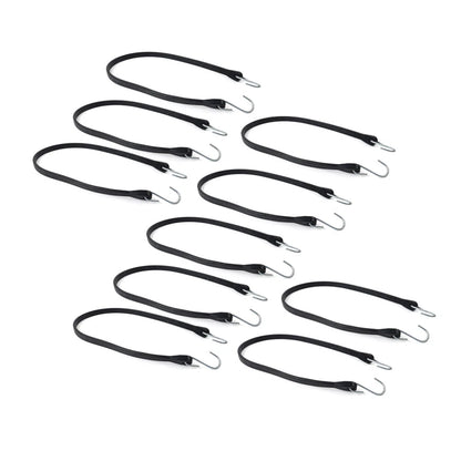 Set of 4 Heavy Duty Rubber Tarp Straps for Tie Down Bungee Cords