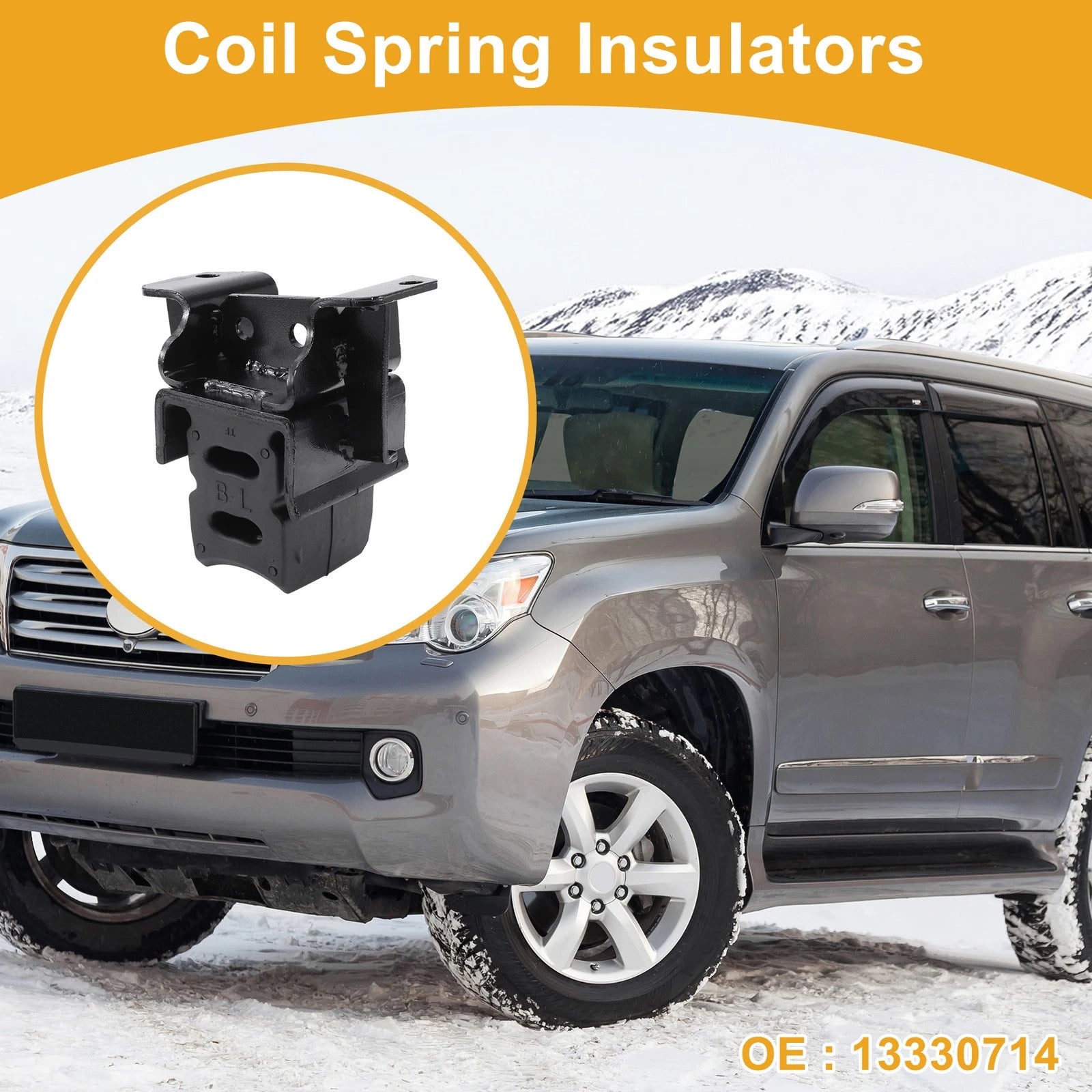 Lower Coil Spring Insulators Rubber Replacement for Lexus GX (2010–2010)