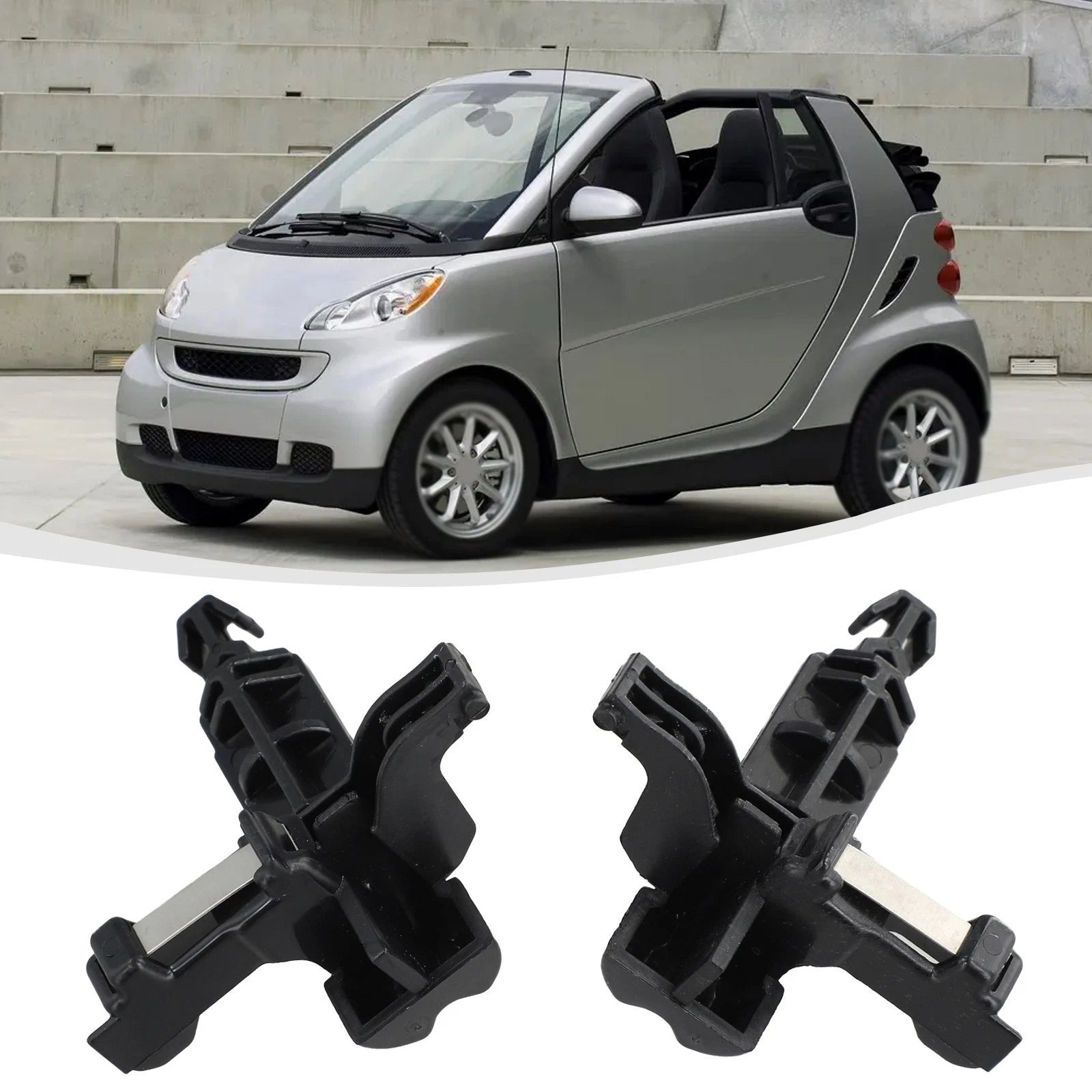 Bottom Latch Locking Mechanism Pair for Smart For Two 451 (2007–2014)