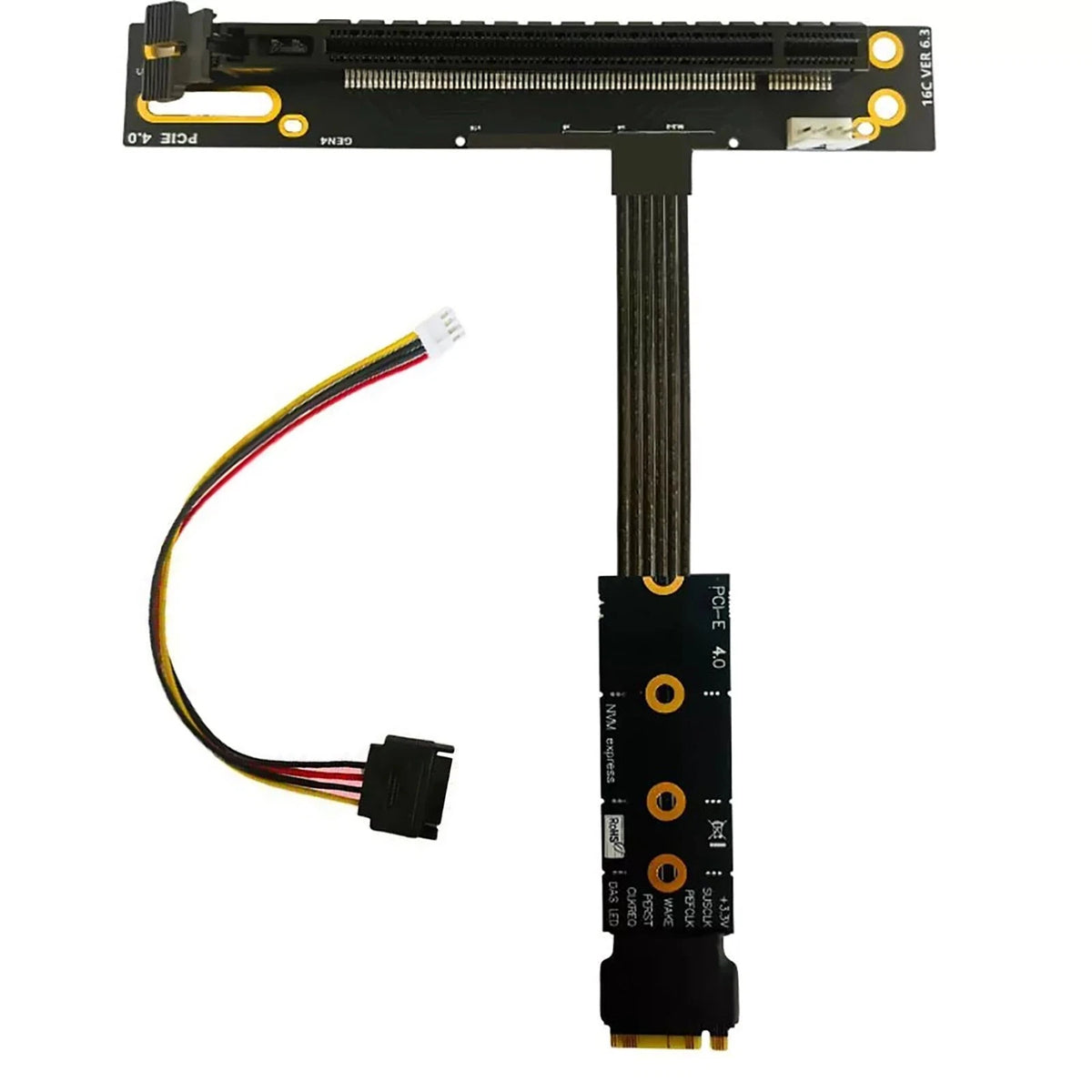 M.2 to PCIe x16 Graphics Card Cable for M.2 Network Card (X4)