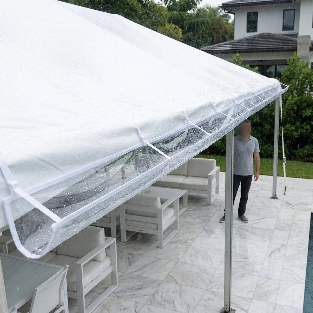Tent Drainage Channel for Patio and Event Area Rain Control 45cm x 450cm