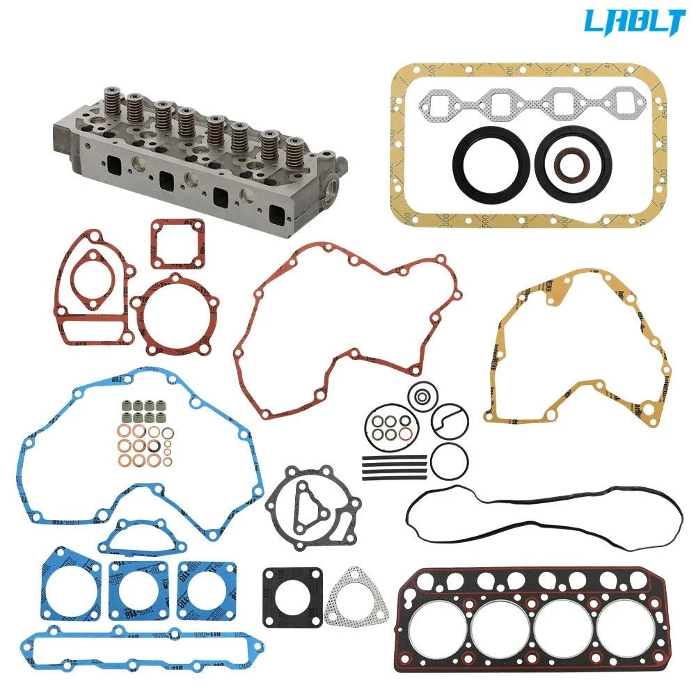 Cylinder Head Assembly & Full Gasket Set for Mitsubishi S4L S4L2