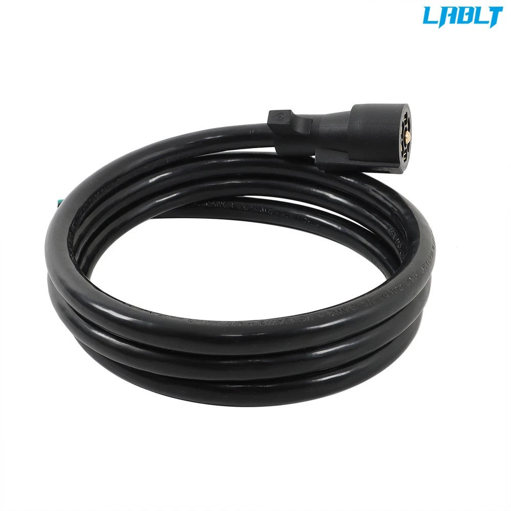 7FT Wire Harness Light Plug Connector for Trailer 7-Way 7-Pin