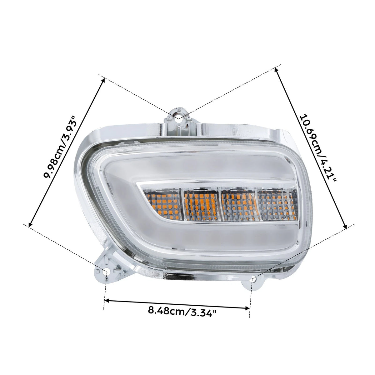 Front LED Turn Signals Clear Lens for Honda Goldwing GL1800 (2001–2017)