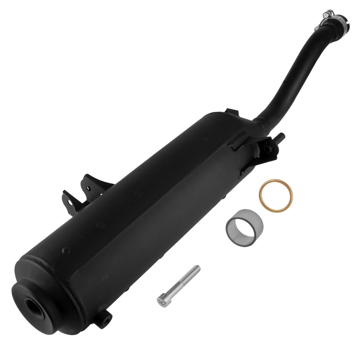 Exhaust Muffler and Gaskets Replacement for Honda Foreman 500 TRX500FM (2012–2013)