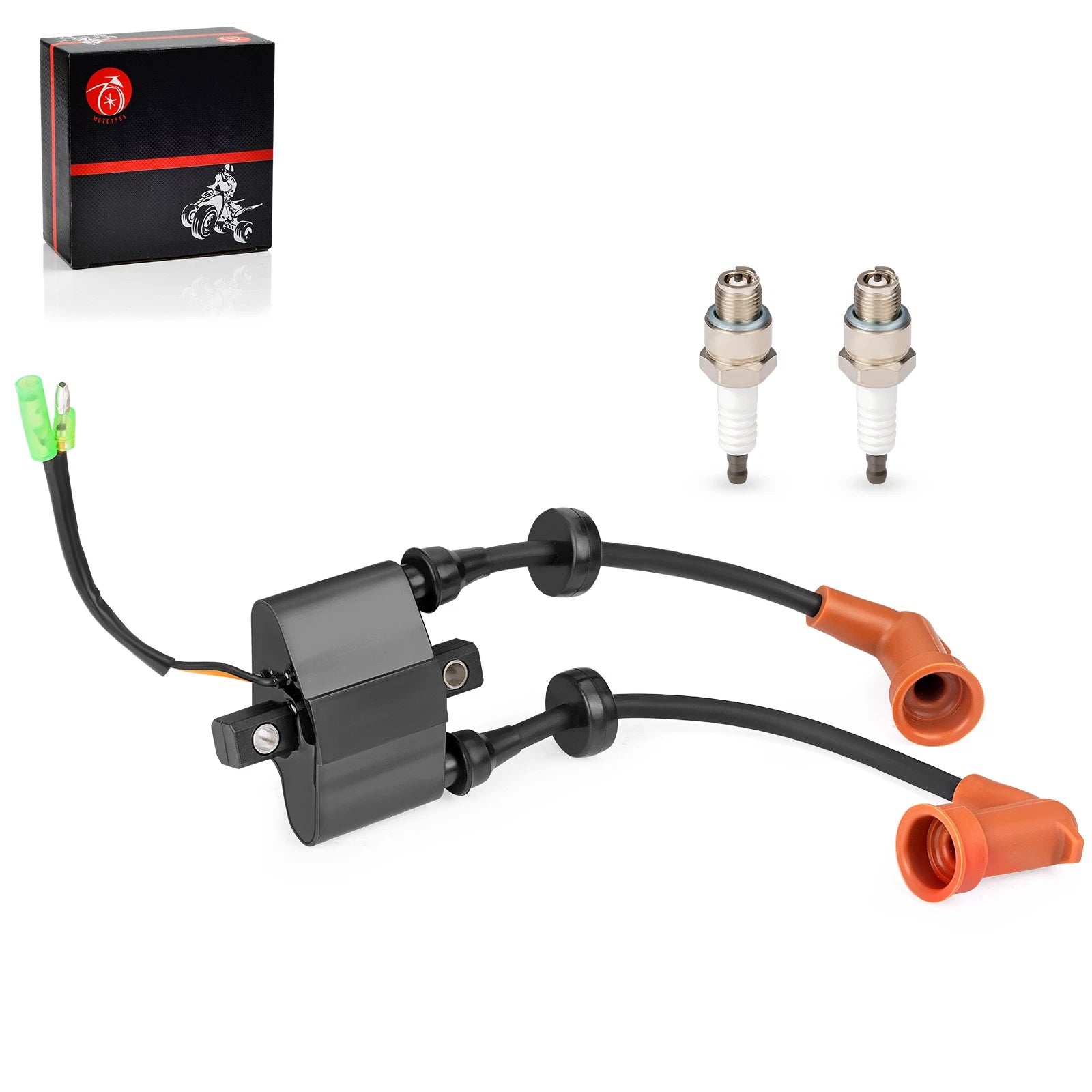 Ignition Coil with Spark Plug for Yamaha F15 F20 F25 T25 LA (2006–2017)