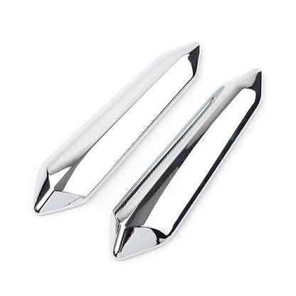 Pair Chrome Windshield Strut Covers for Honda Goldwing GL1800 (2018–2023)