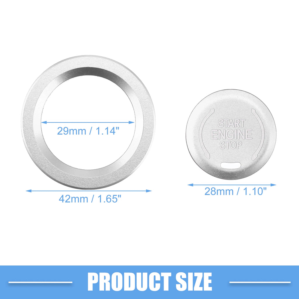 Engine Start Ignition Button Cover Trim for Cadillac CT4 XT4 XT6 CT5 (2020–2023)