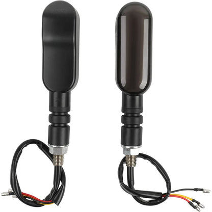 2X Sequential Flowing LED Turn Signal Indicator Lights for Motorcycle