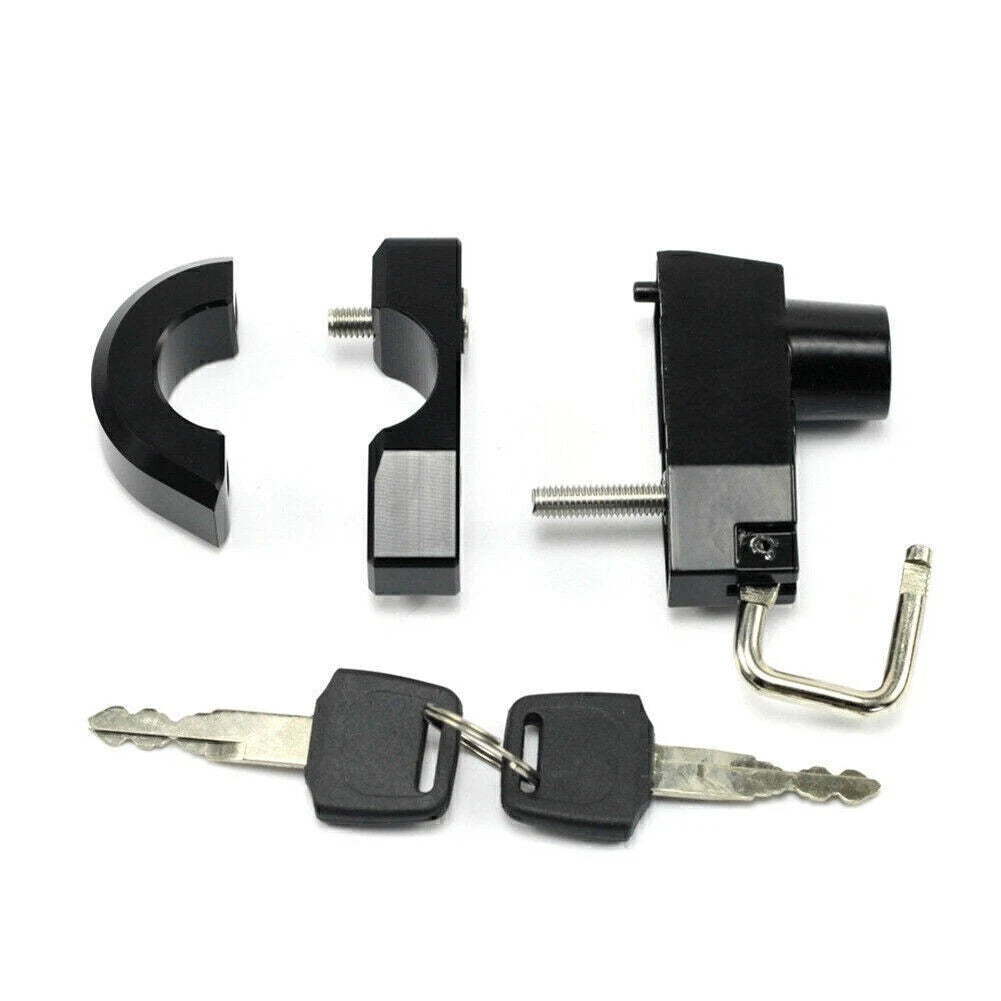 25mm CNC Handlebar Helmet Lock with Keys for Harley-Davidson XL 883 1200 (2004–2023)