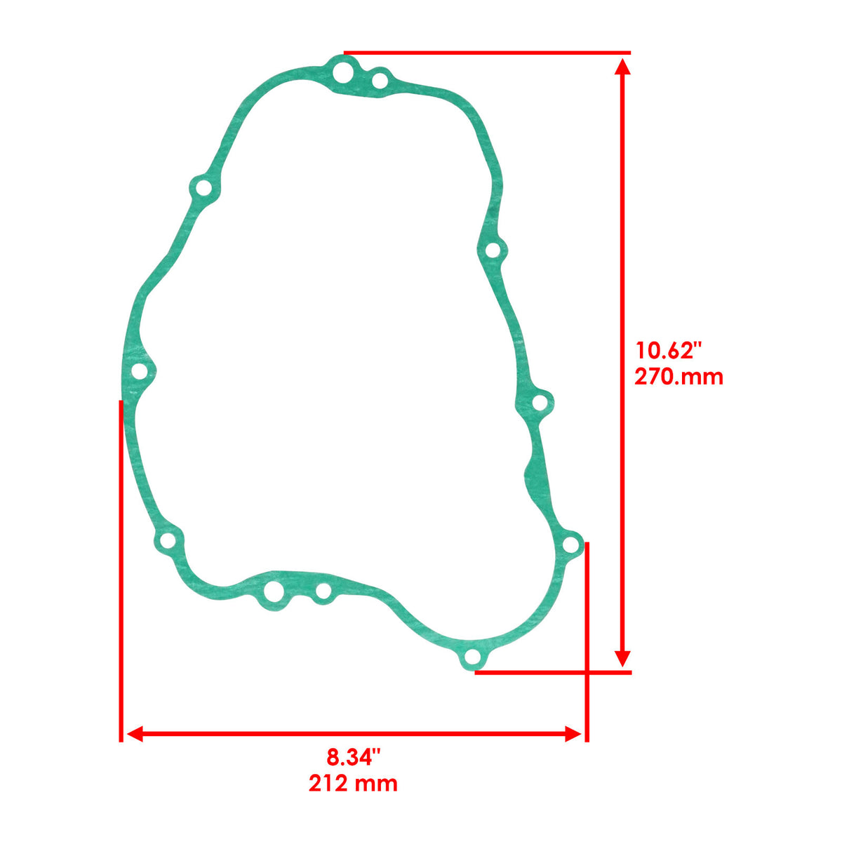 Clutch Cover Inner Gasket for Kawasaki KDX200 and KDX220R (1988–2006)