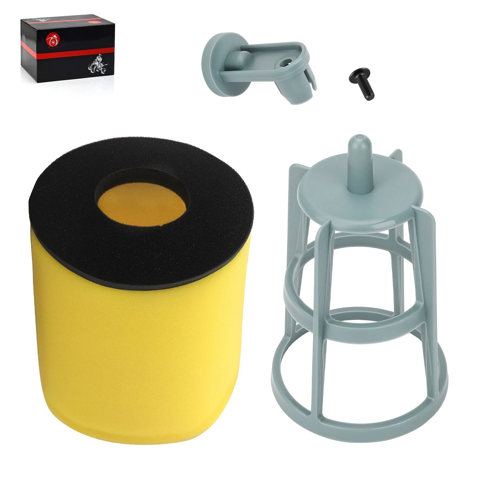 Air Filter and Holder Kit for Suzuki Ozark LTF250 QuadSport LTZ250 (13780-05G00)