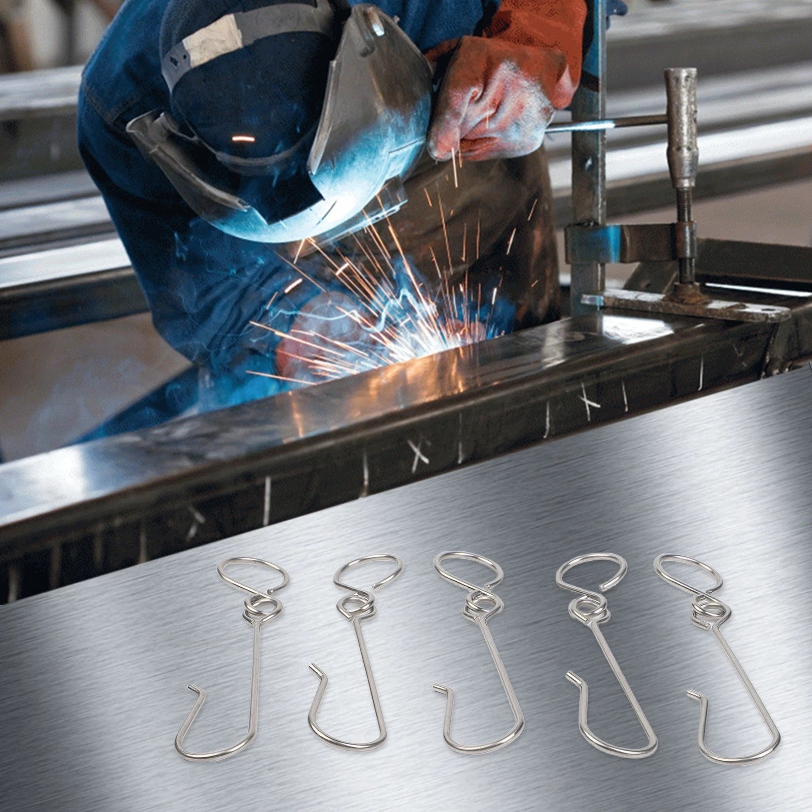 5PCS Stainless Steel Hooks for MAPP Propane Bottles