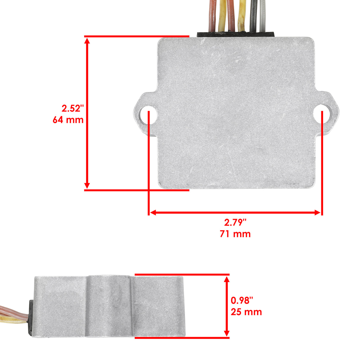 Regulator Rectifier Replacement for Mariner 60HP 4-Stroke (2001–2006)
