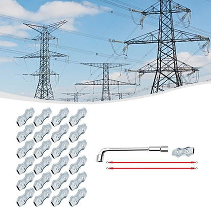 Set of 2 Electric Fence M5 Connector Tools for Easy Installation