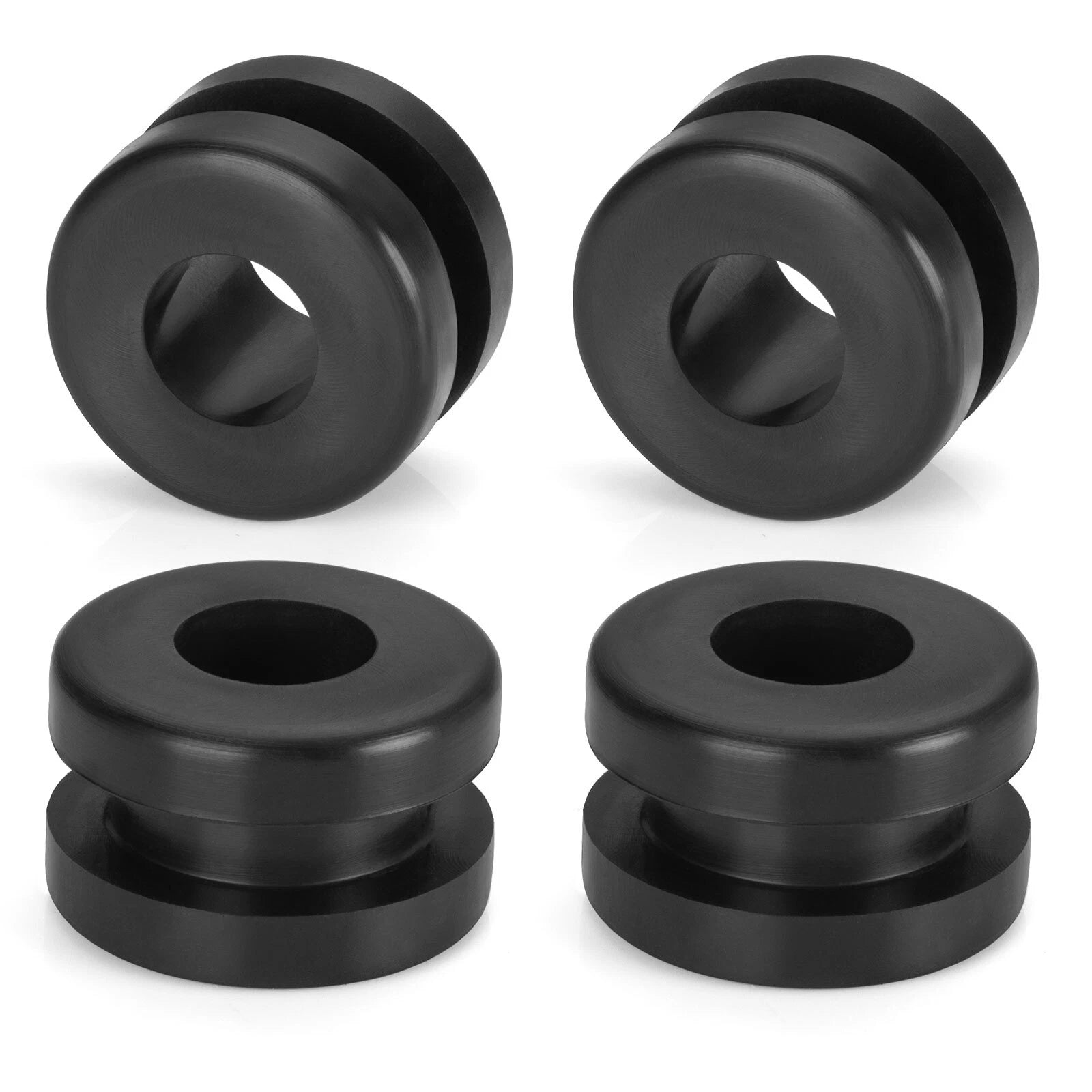 Set of 4 Rubber Heel Guard Grommets for Yamaha YFM350X YFZ350 YFS200 (1990–2006)