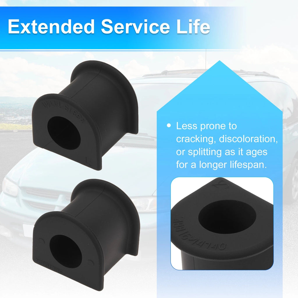 2X Front Side Stabilizer Sway Bar Bushing Kit for Toyota Corolla (1984–1987)