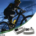Reflective Bicycle Trouser Clips Adjustable Cycling Bands for Bike (2 Pack)