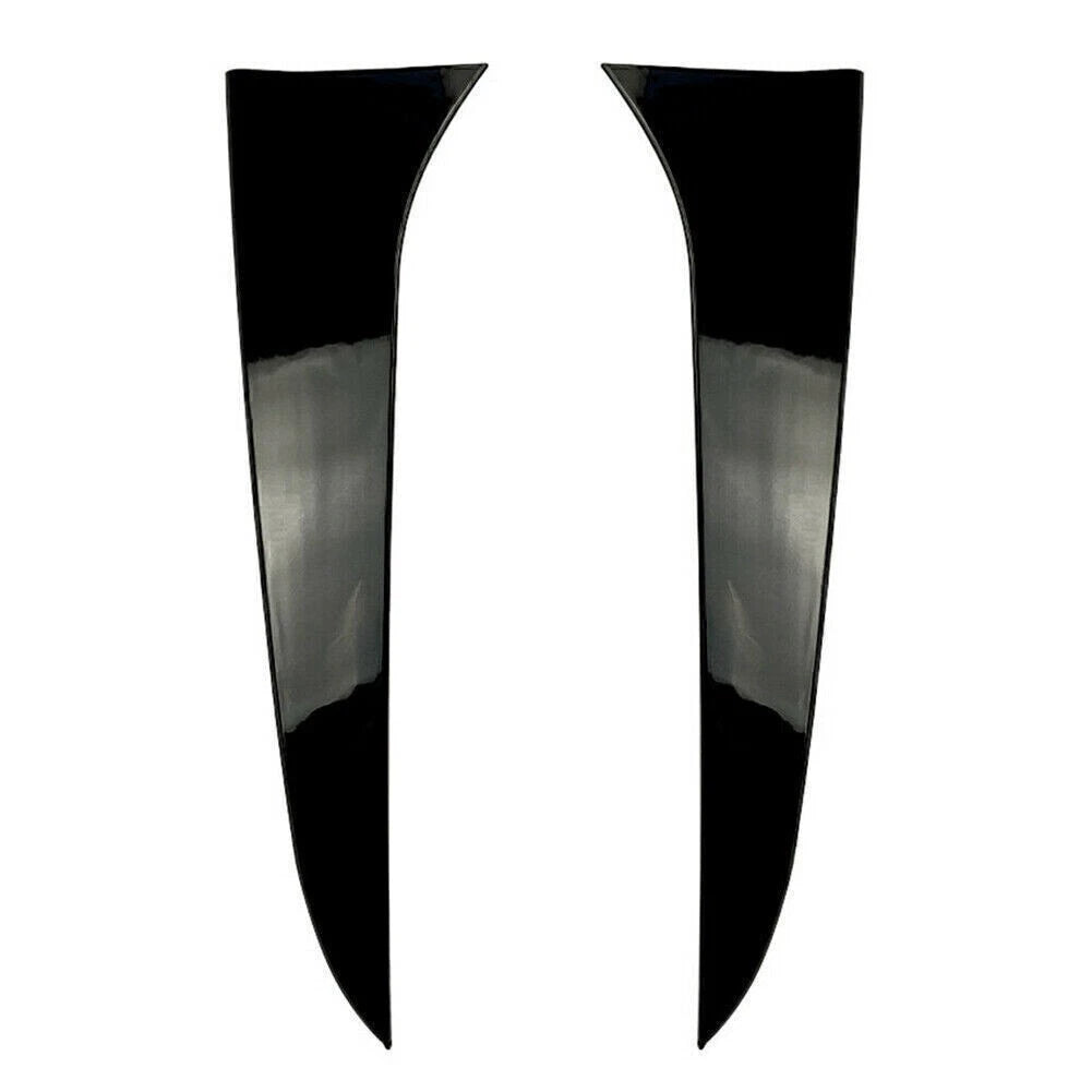 Rear Window Side Spoiler Canard Splitter Trim for BMW X1 E84 (2009–2015) Gloss Black