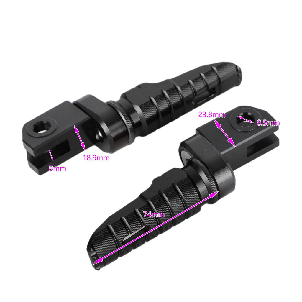 Front Footrests Foot Pegs for Aprilia RSV4 Factory, Tuono 660 (2009–2022)