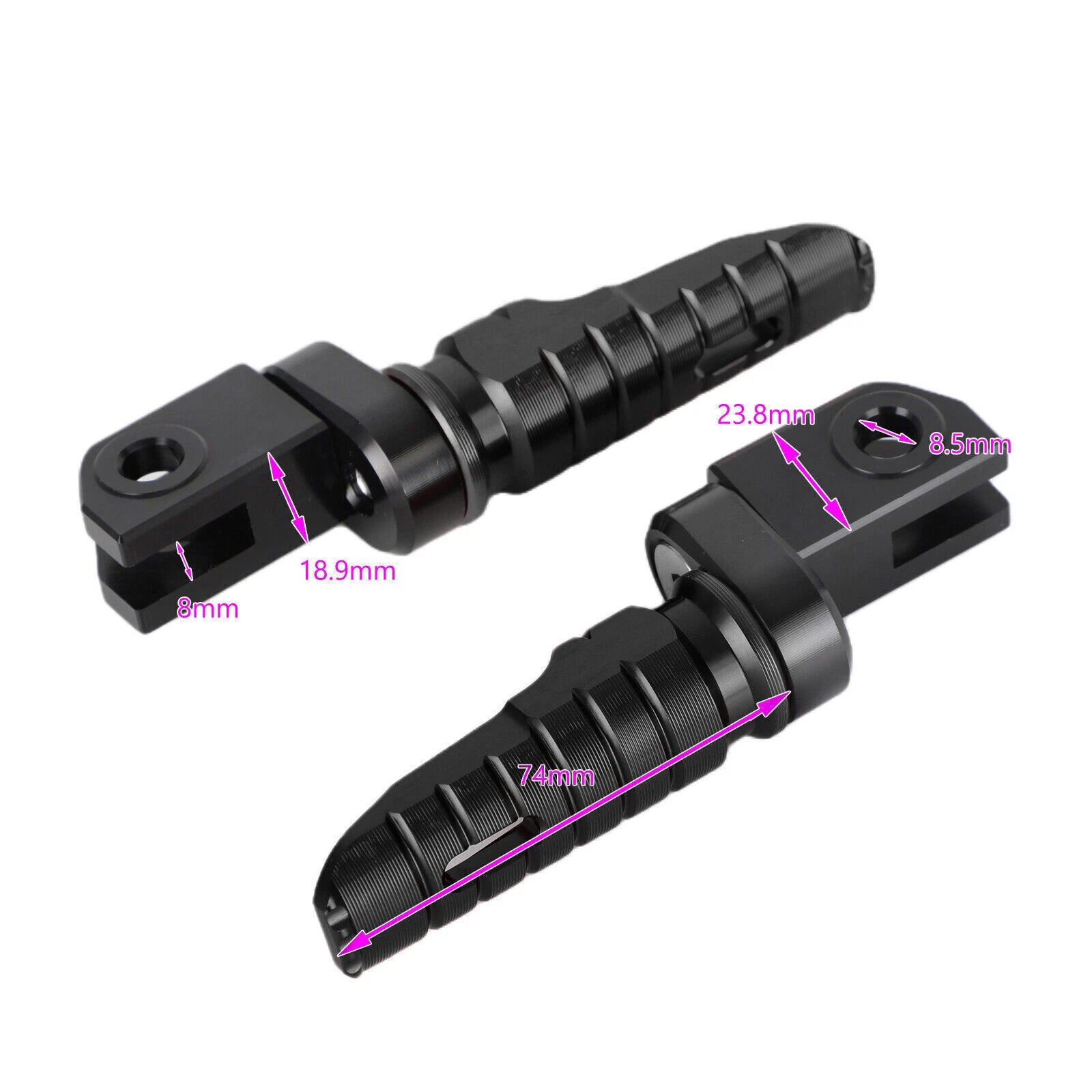 Front Footrests Foot Pegs for Aprilia RSV4 Factory, Tuono 660 (2009–2022)