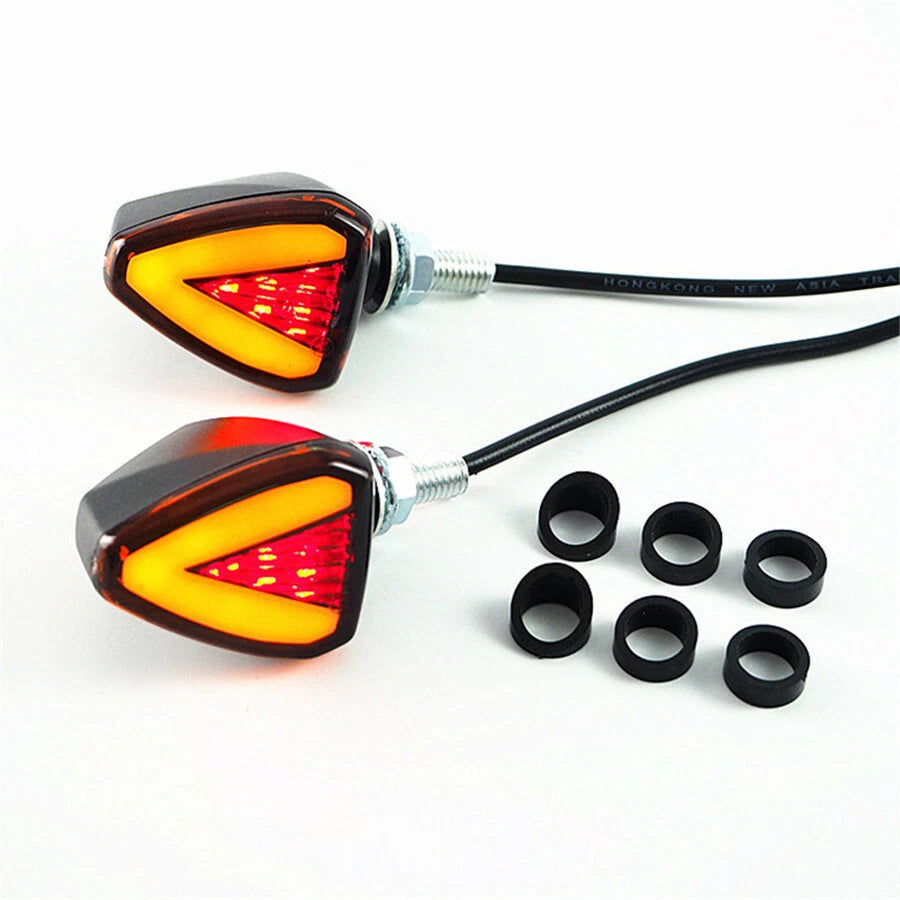 2X LED Turn Signal Light Indicator for Scooter Moped Motorcycle (12V)
