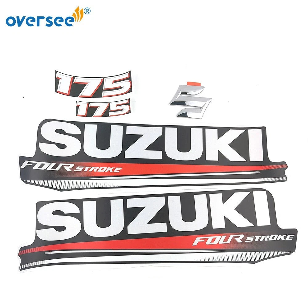 Top Cowling Sticker Kit for Suzuki 4 Stroke 175HP