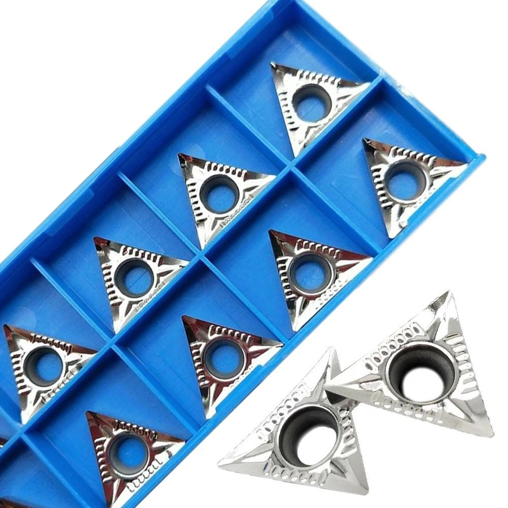 10pcs TCGT16T304AK Carbide Inserts for Aluminum (Compatible with )