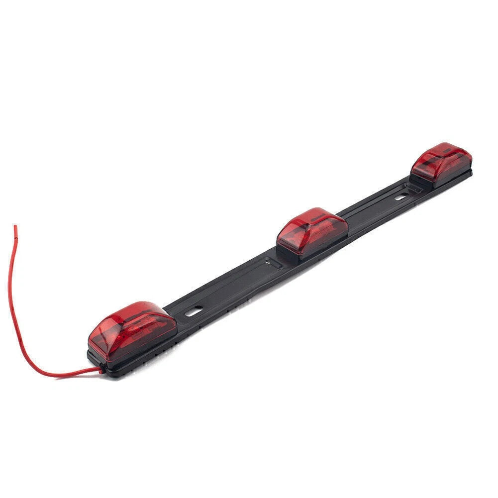 17" Red Bright Led ID Bar / 3 Led Marker Light Truck Trailer Bus Clearance Light