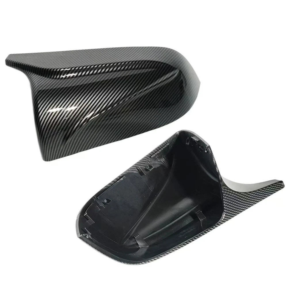 Carbon Texture Rearview Mirror Housing Covers for Tesla Model 3 (2017–2025)
