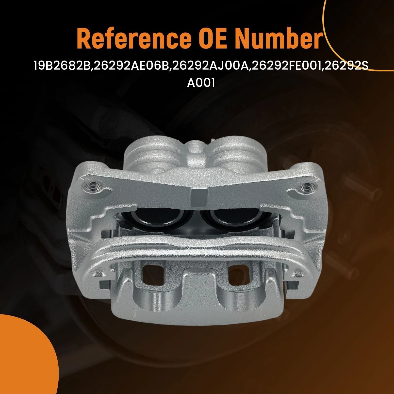 Front Right Disc Brake Caliper for Subaru Impreza/Crosstrek (2003–2017)