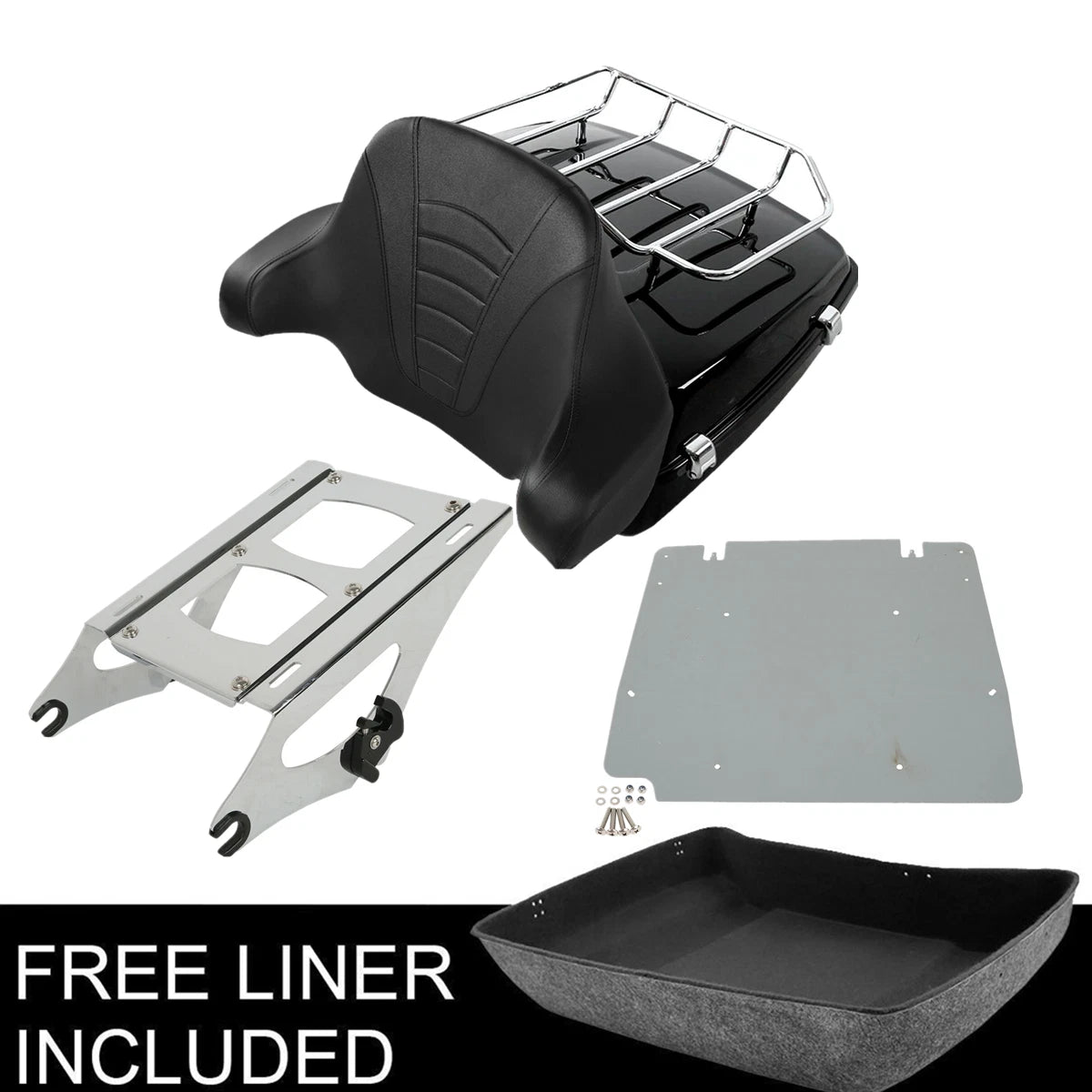 Chopped Trunk Pad for Harley Touring Glide (2014–2026)