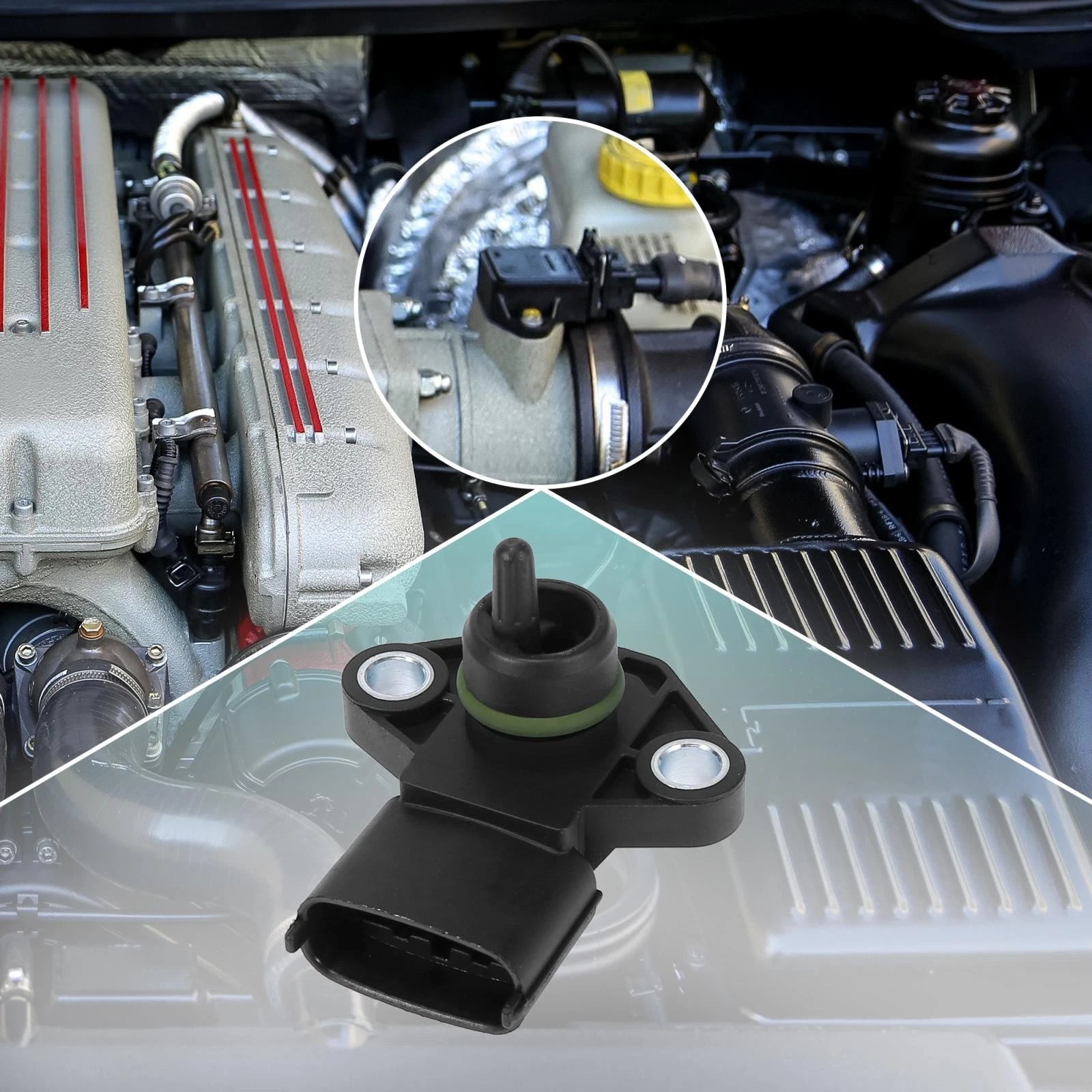Manifold Absolute Pressure Sensor Replacement for Hyundai Accent Kia Rio (2011–2018)