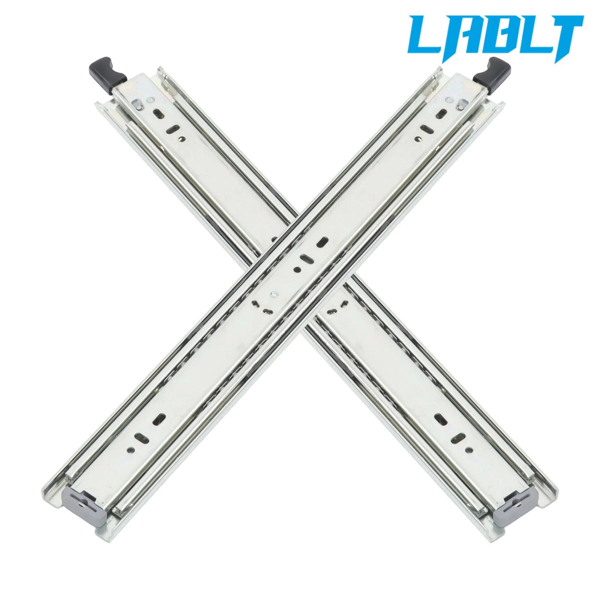 1 Pair Heavy Duty Drawer Slides 18" for Universal Applications (150 lbs)