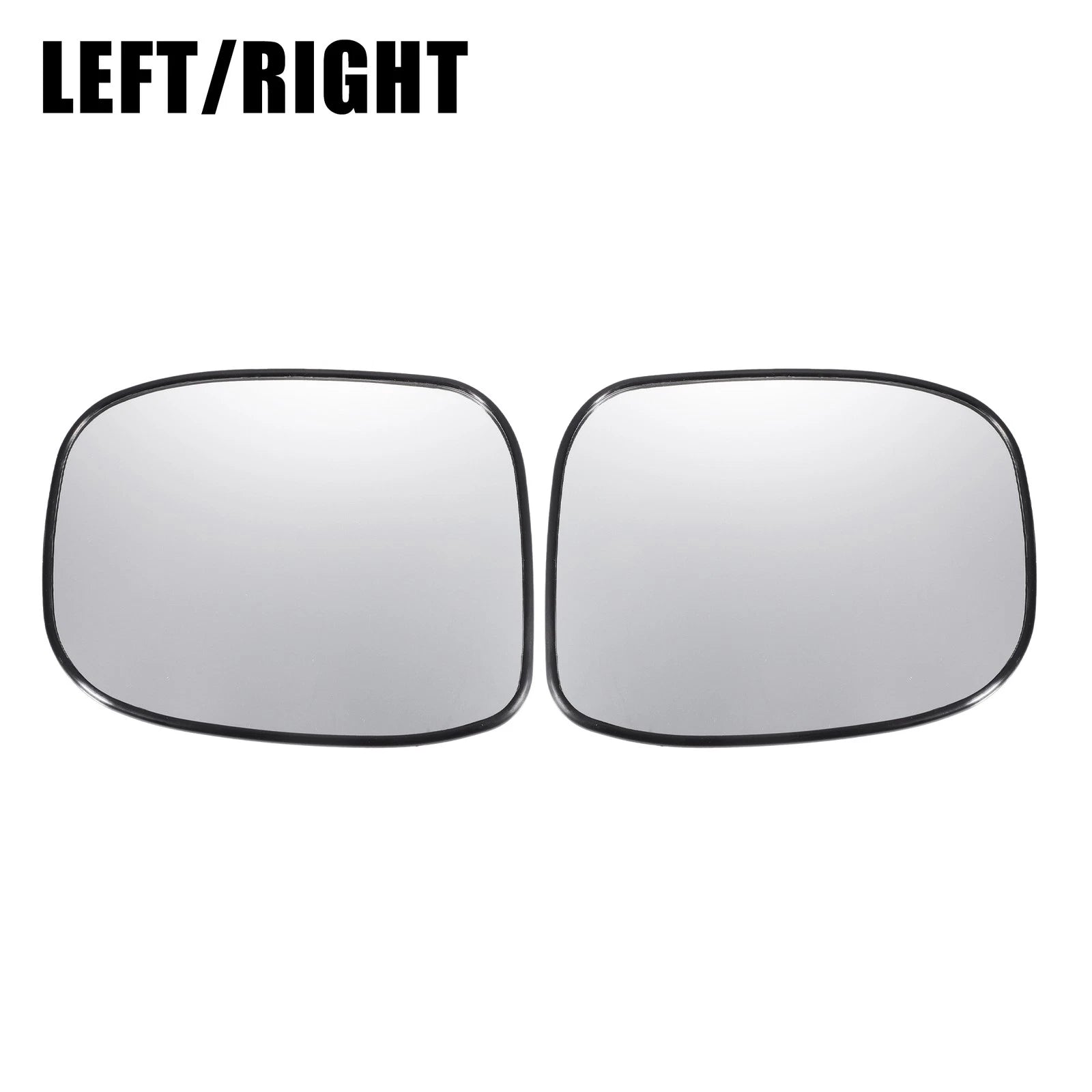 Pair Left Right Mirror Glass with Back Non Heated for Honda with Lamp (—)