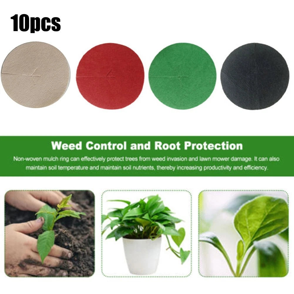 Set of 4 Tree Ring Barrier for Outdoor Mulching