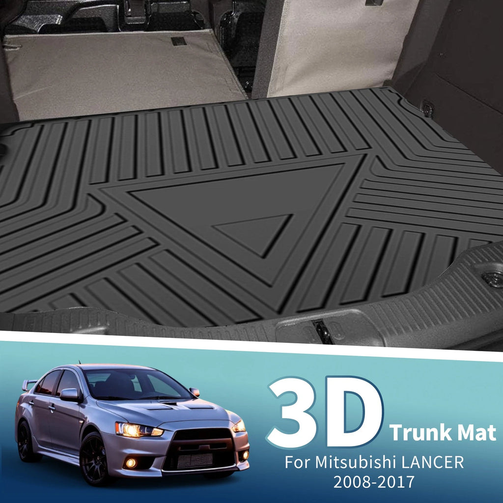TPE Rear Cargo Liner Flat Face for Mitsubishi Lancer (2008–2017) 1 Pc