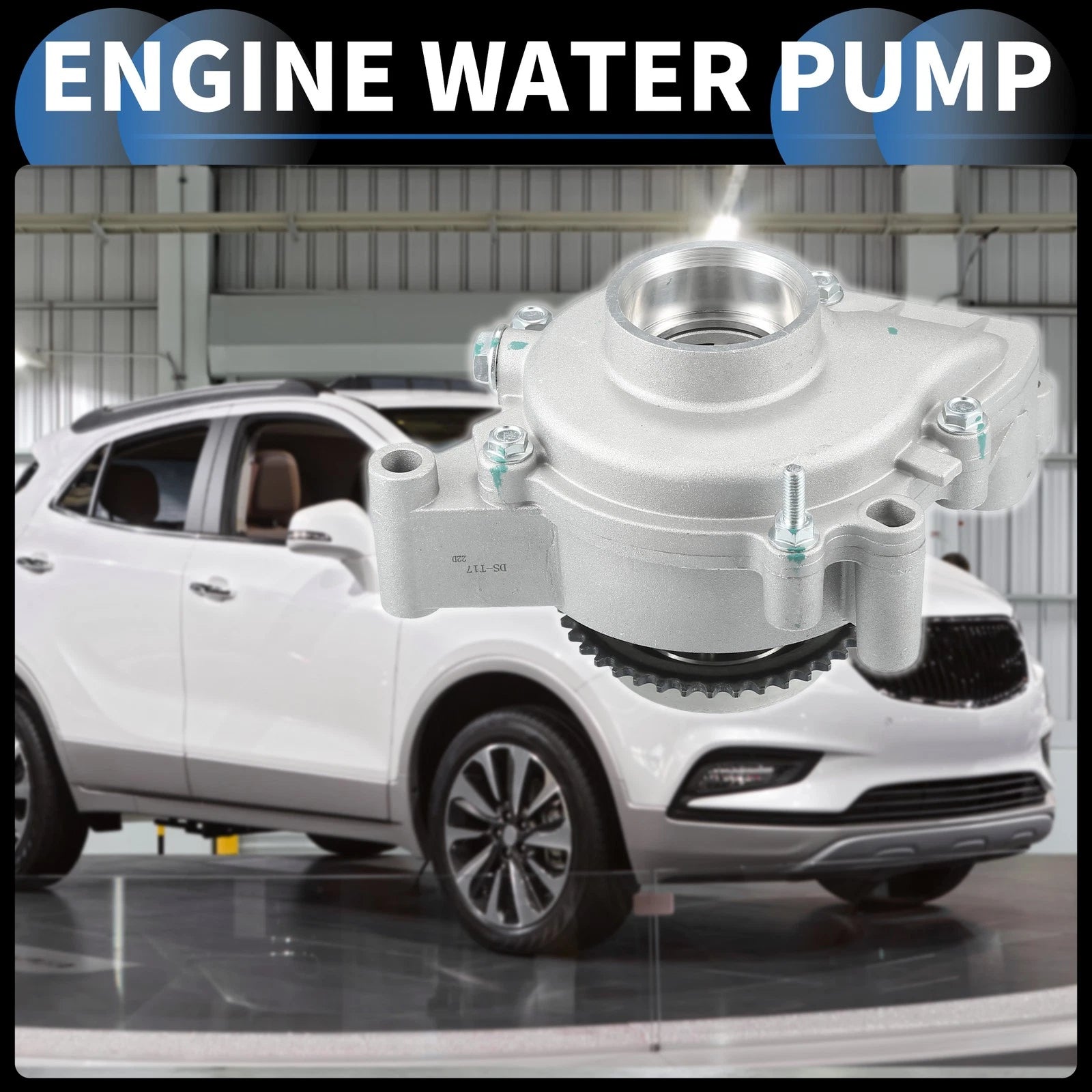 Water Pump Replacement Kit with Rubber Seal for Chevrolet Captiva Sport (2010–2015)