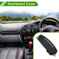 Dashboard Cover for Mitsubishi Lancer 2008–2017 Dash Cover Mat Black Red