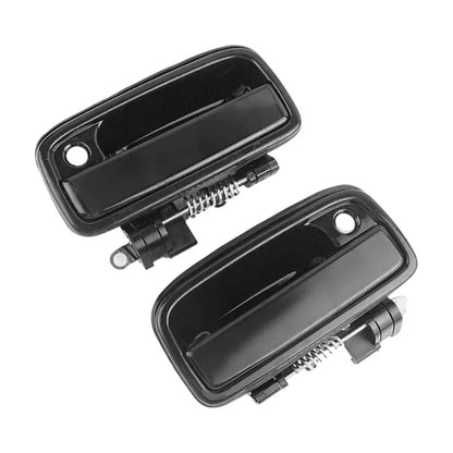 2X Black Exterior Door Handle for Toyota Tacoma (1995–2004)