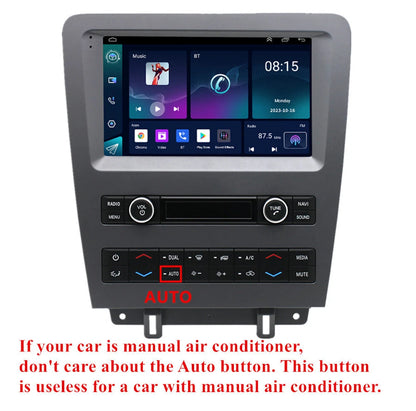 9 Inch Android 13 Stereo Radio GPS Navigation for Ford Mustang (2010–2014)