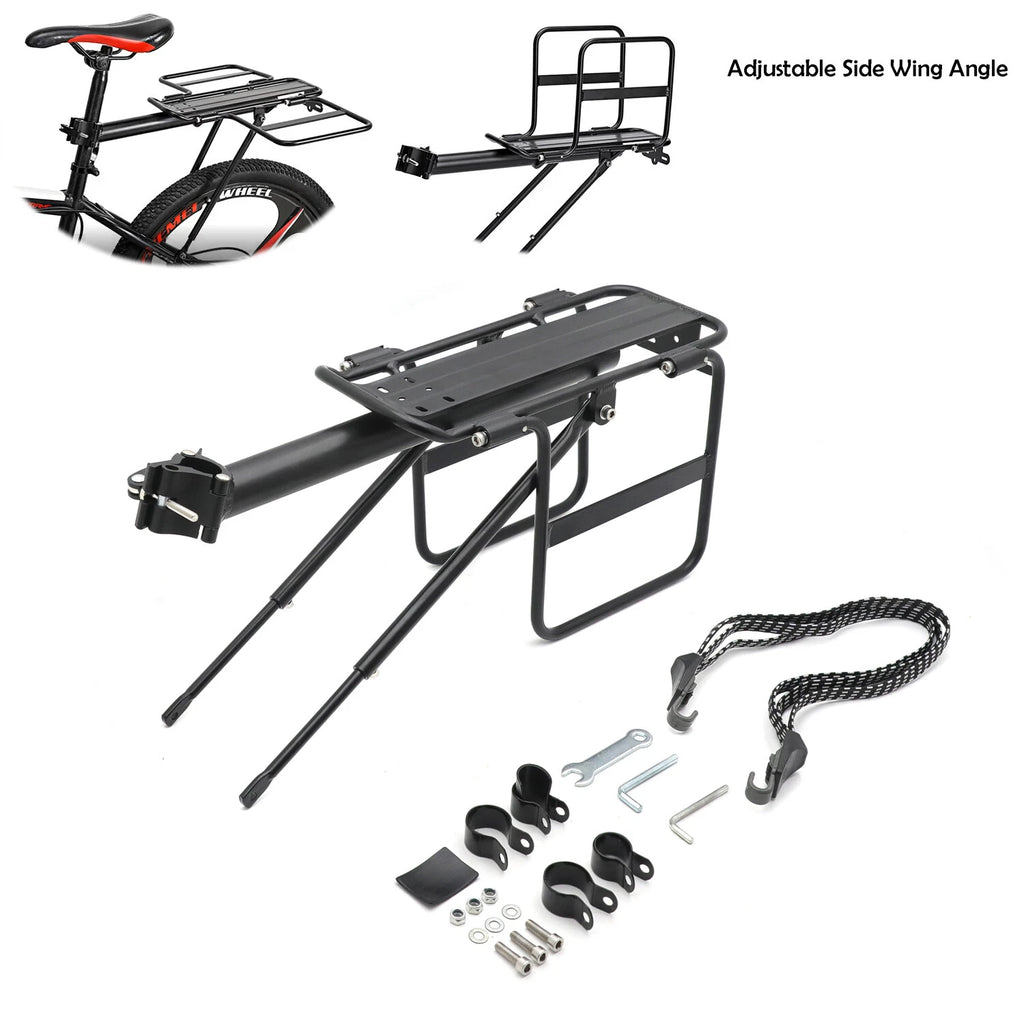 Rear Rack Fender for Bicycle (Adjustable Side Wing)