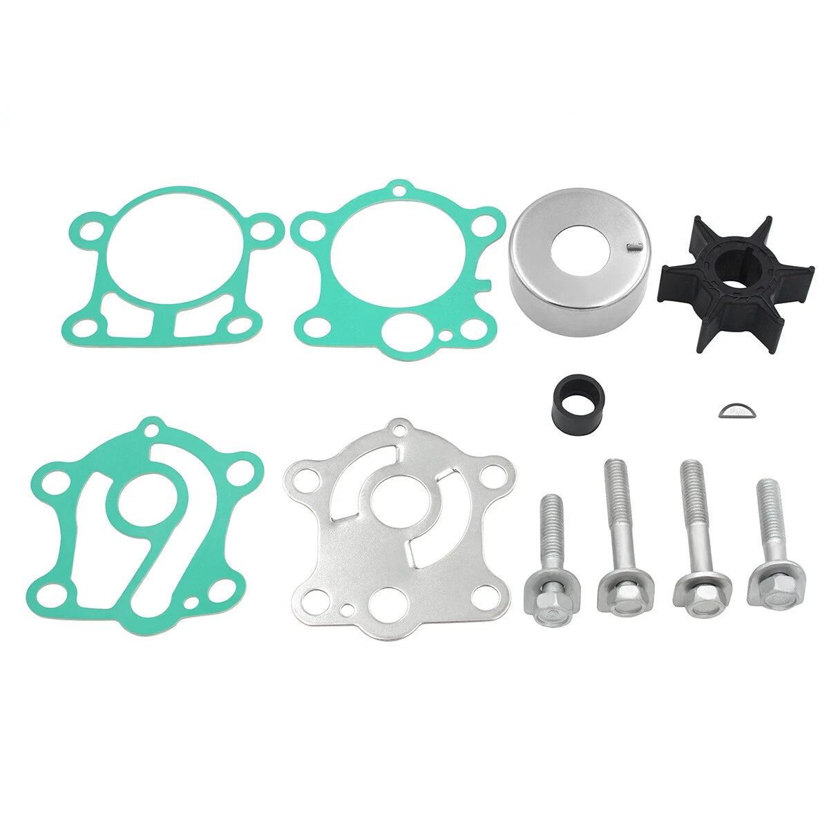 Water Pump Repair Service Kit for Yamaha Outboard 40HP 50HP (SIE 18-3408 18-3429)