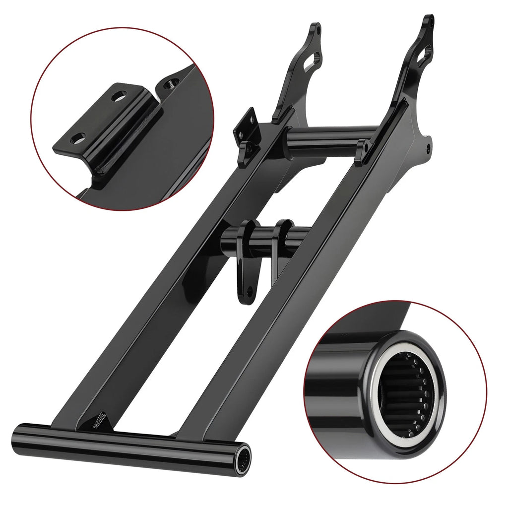 6" Extended Rear Swingarm for Yamaha Banshee 350 (1987–2006) Black Heavy Duty