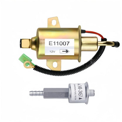 Pump with Filter for RV Generator Fuel System (12V)