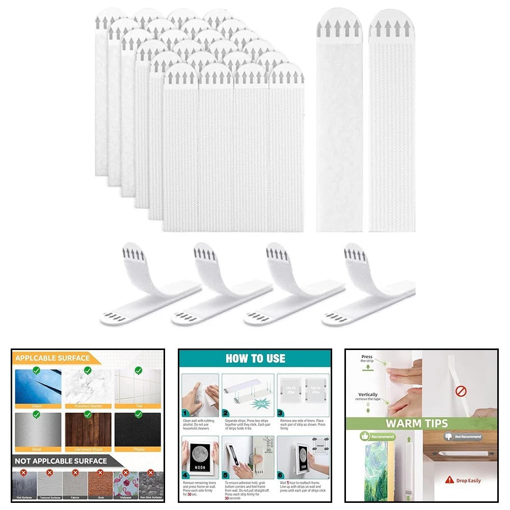 Set of 48 Pairs Picture Frame Mounting Tape (96 Pieces)