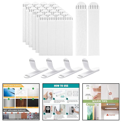 Set of 48 Pairs Picture Frame Mounting Tape (96 Pieces)