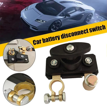 Battery Disconnect Switch for Cars and Trucks with Copper Power Terminal
