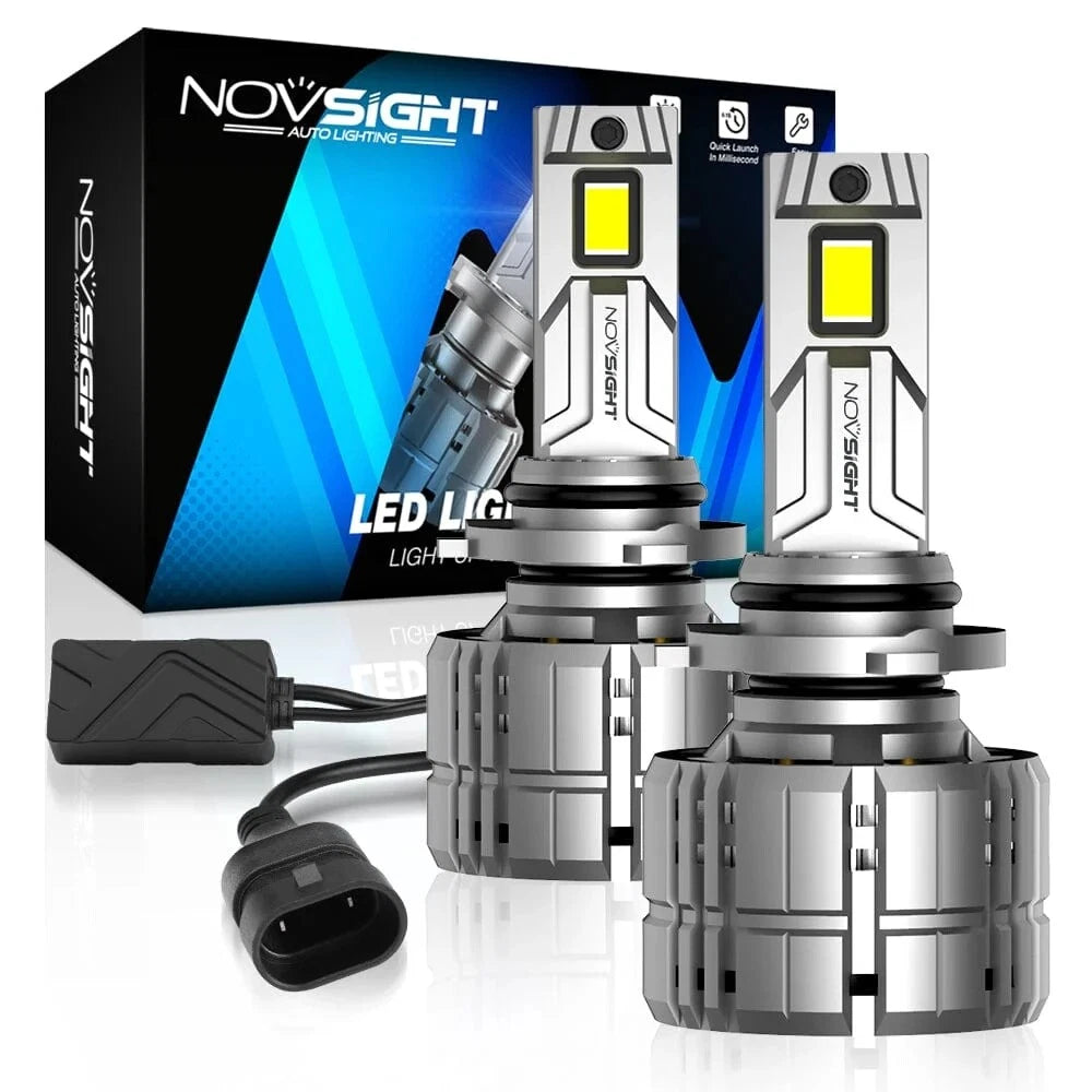 2X 9005 HB3 LED Headlight Bulbs for 200W 50000LM 6500K